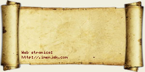 Jasmina Tošković vizit kartica